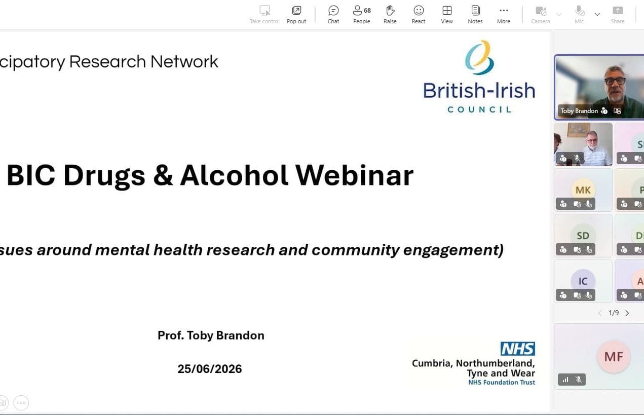 BIC Drugs & Alcohol Webinar - Lived Experience: The Key to Better Services